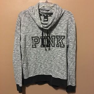 Victoria’s Secret Pink Cowl Neck Sweatshirt Small